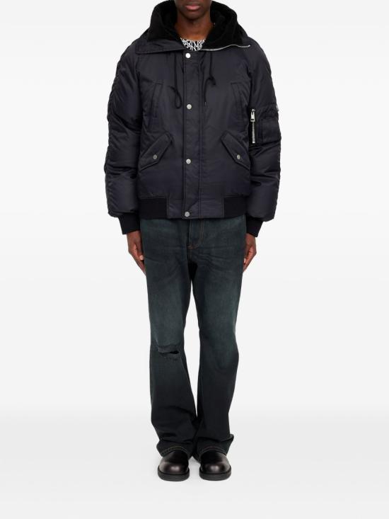 26FW MM6 메종마르지엘라 숏패딩 SH0AM0100 M36018900 BLACK - MM6 MAISON MARGIELA
