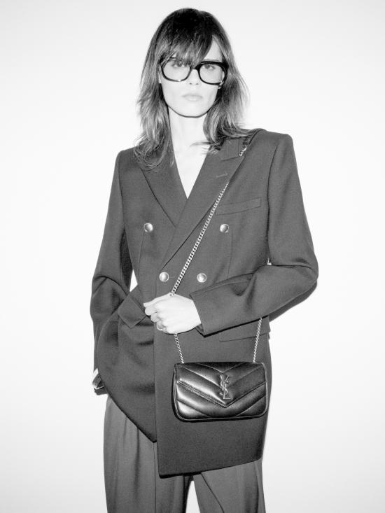 26FW 생로랑 루루 미니 램스킨 821749AAEAX 2357 Beige - SAINT LAURENT