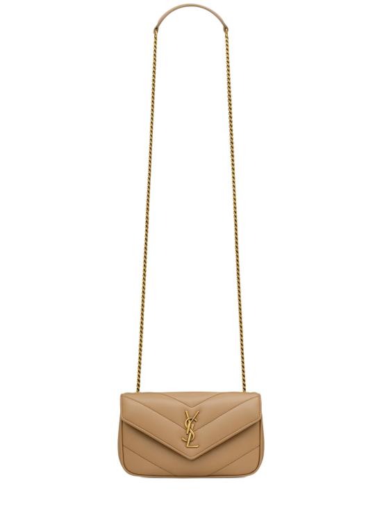 26FW 생로랑 루루 미니 램스킨 821749AAEAX 2357 Beige
