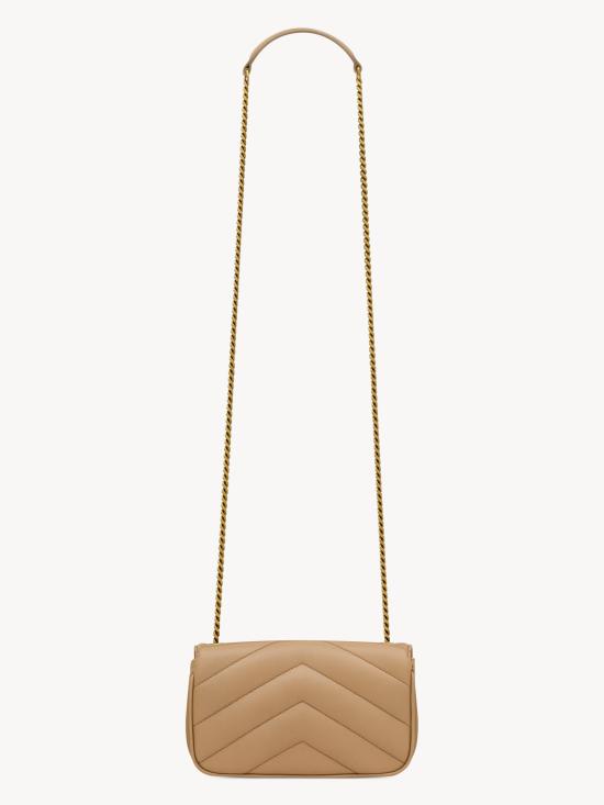 26FW 생로랑 루루 미니 램스킨 821749AAEAX 2357 Beige - SAINT LAURENT