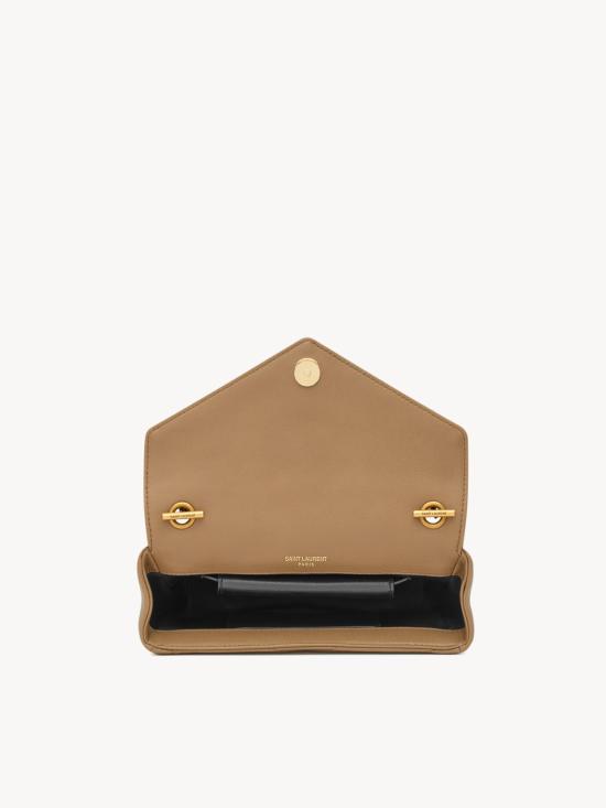 26FW 생로랑 루루 미니 램스킨 821749AAEAX 2357 Beige - SAINT LAURENT