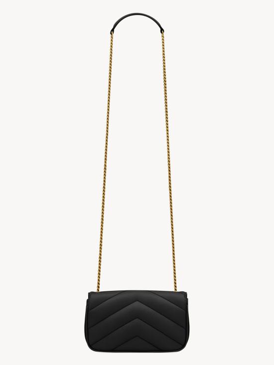 26FW 생로랑 루루 미니 램스킨 821749AAEAX 1000 Nero - SAINT LAURENT