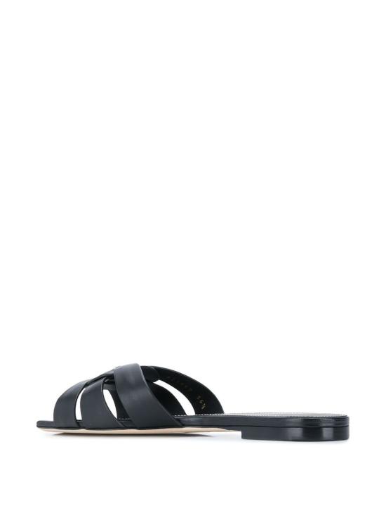 26FW 생로랑 스무스 레더 트리뷰트 플랫 뮬 571952BDA00 1000 Nero - SAINT LAURENT
