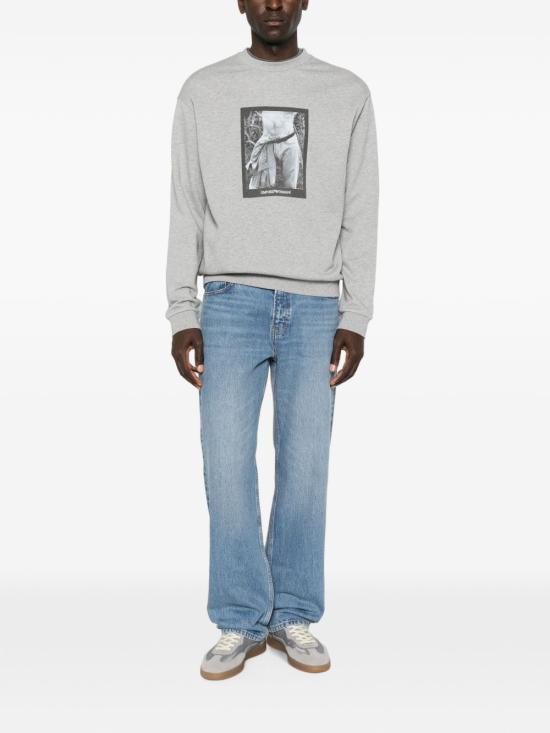26FW 엠포리오 아르마니 긴팔 티셔츠 EM006933 AF27740F8301 GREY - EMPORIO ARMANI