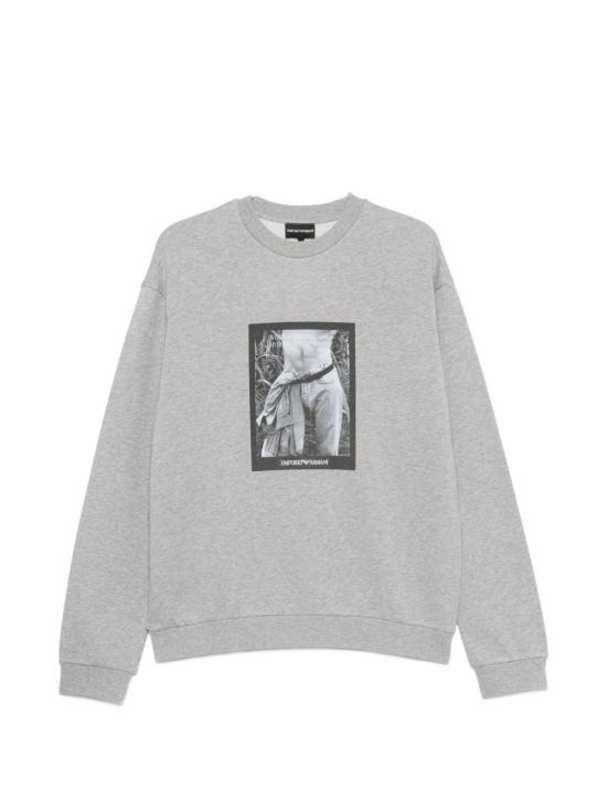 26FW 엠포리오 아르마니 긴팔 티셔츠 EM006933 AF27740F8301 GREY