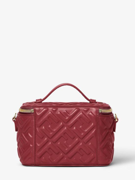 26FW 펜디 배니티 FF 모티프 나파 레더 미니백 8BS108AAJD F0YPU Rosso - FENDI