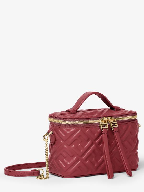 26FW 펜디 배니티 FF 모티프 나파 레더 미니백 8BS108AAJD F0YPU Rosso - FENDI