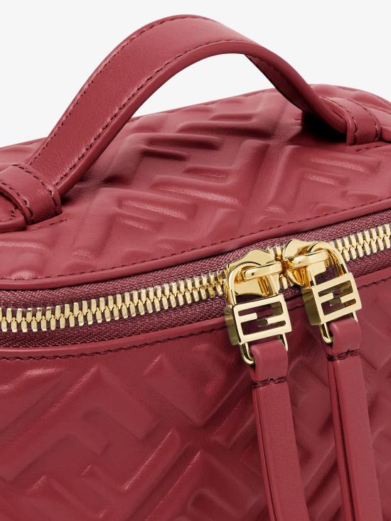 26FW 펜디 배니티 FF 모티프 나파 레더 미니백 8BS108AAJD F0YPU Rosso - FENDI
