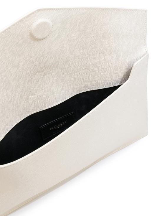 26FW 생로랑 업타운 파우치 클러치백 5657391GF0J 9207 Bianco - SAINT LAURENT