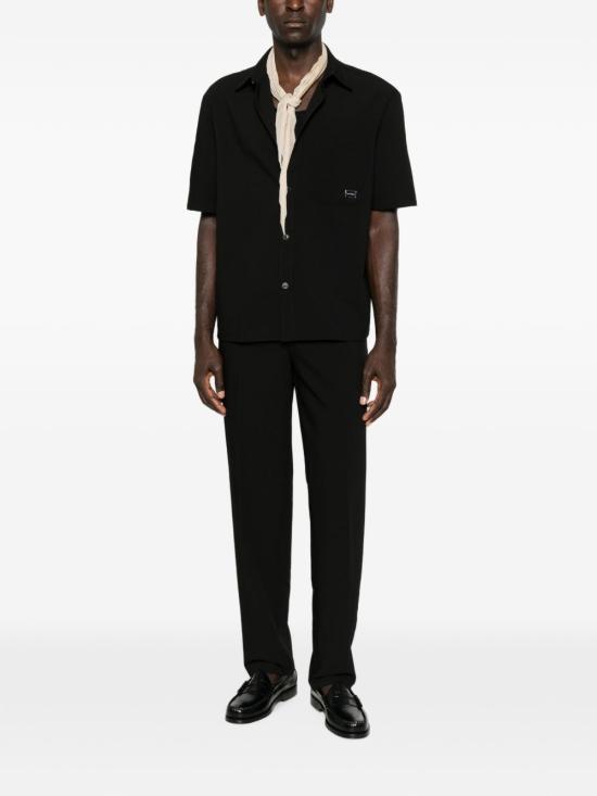 26FW 엠포리오 아르마니 반팔 셔츠 EM006712 AF28011UC001 BLACK - EMPORIO ARMANI