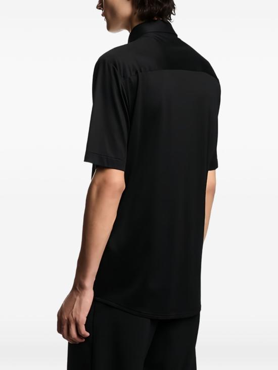 26FW 엠포리오 아르마니 반팔 셔츠 EM004603 AF10017UC001 BLACK - EMPORIO ARMANI