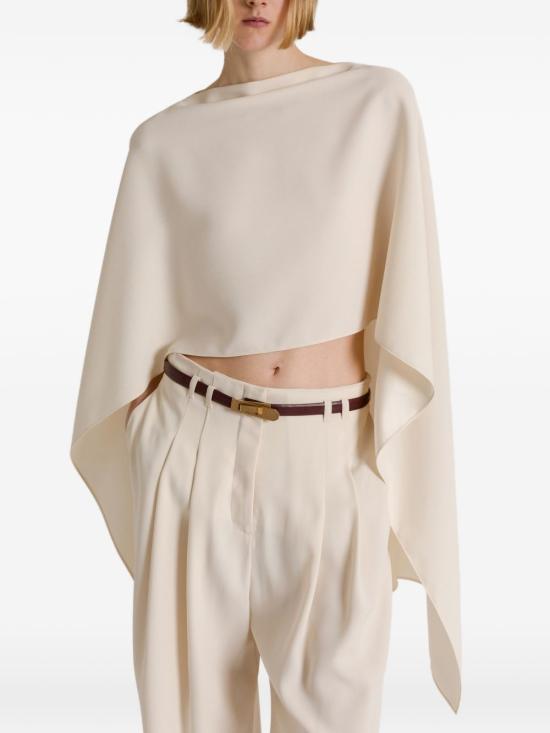 26FW 알베르타 페레티 케이프 3302 66278003 Avorio - ALBERTA FERRETTI