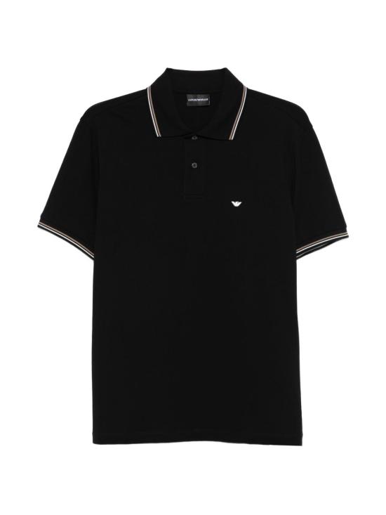 26FW 엠포리오 아르마니 폴로 티셔츠 EM004606 AF23090UC001 BLACK