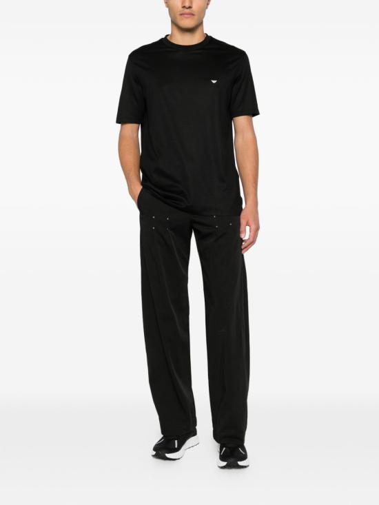 26FW 엠포리오 아르마니 반팔 티셔츠 EM004592 AF13747UC001 BLACK - EMPORIO ARMANI