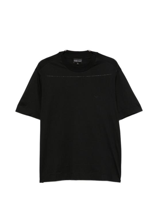 26FW 엠포리오 아르마니 반팔 티셔츠 EM006779 AF28078UC001 BLACK
