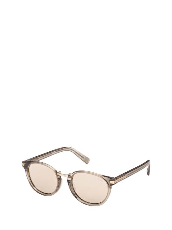 26FW 에르메네질도제냐 선글라스 EZ0284 H 48E SHINY BEIGE - ERMENEGILDO ZEGNA