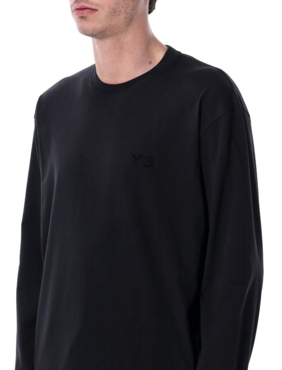 26FW 와이쓰리 긴팔 티셔츠 KQ9778 BLACK DOM - Y-3
