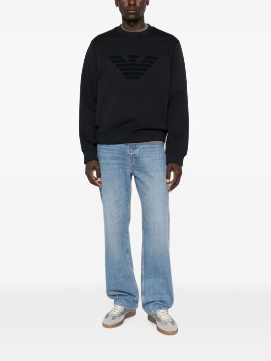 26FW 엠포리오 아르마니 긴팔 티셔츠 EM006841 AF10013MB845 BLACK - EMPORIO ARMANI