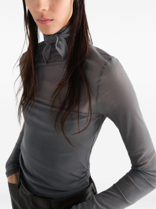 26FW 르메르 긴팔 티셔츠 TS0053 LJ1070931 GREY - LEMAIRE