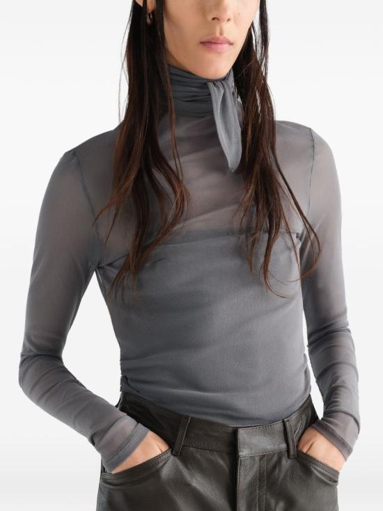 26FW 르메르 긴팔 티셔츠 TS0053 LJ1070931 GREY - LEMAIRE