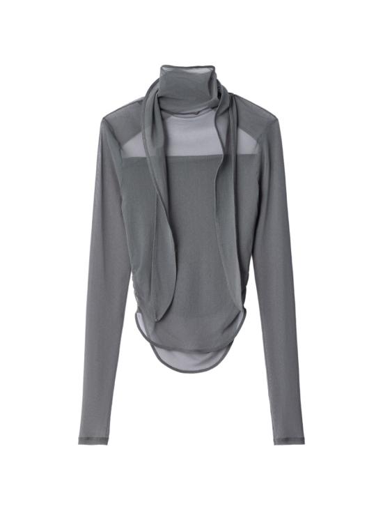 26FW 르메르 긴팔 티셔츠 TS0053 LJ1070931 GREY