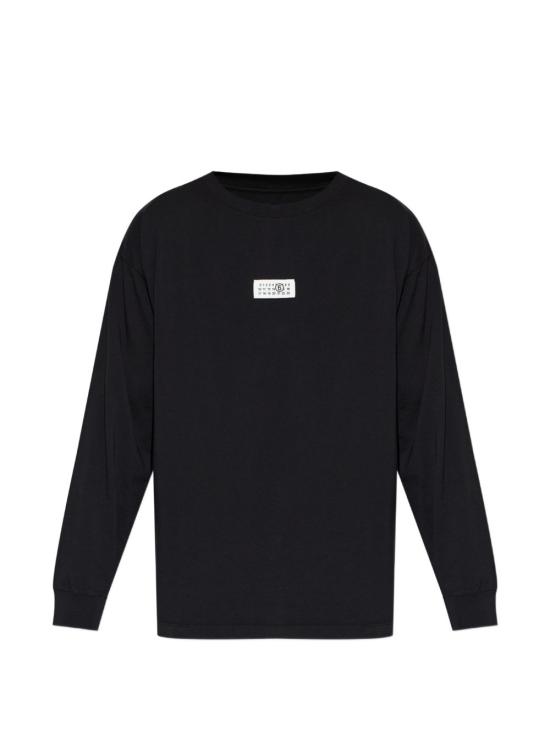 26FW MM6 메종마르지엘라 긴팔 티셔츠 SH0NH0028 M20258900 BLACK
