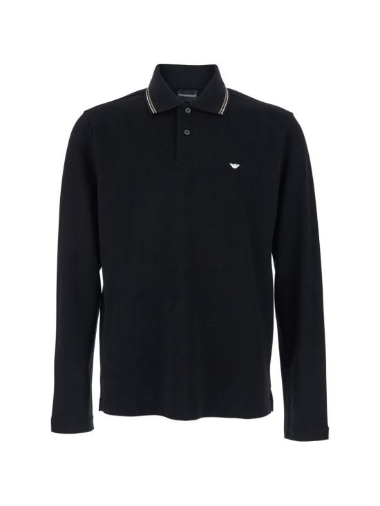 26FW 엠포리오 아르마니 폴로 티셔츠 EM004608 AF23090UC001 BLACK
