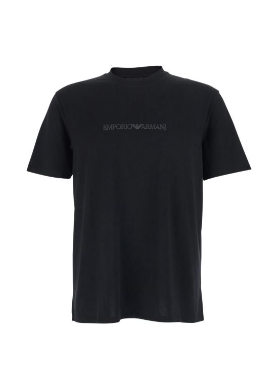 26FW 엠포리오 아르마니 반팔 티셔츠 EM004583 AF13669MC540 BLACK