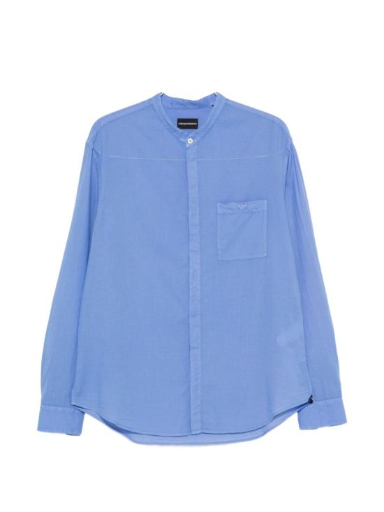 26FW 엠포리오 아르마니 긴팔 셔츠 EM003091 AF28751U9338 LIGHT BLUE