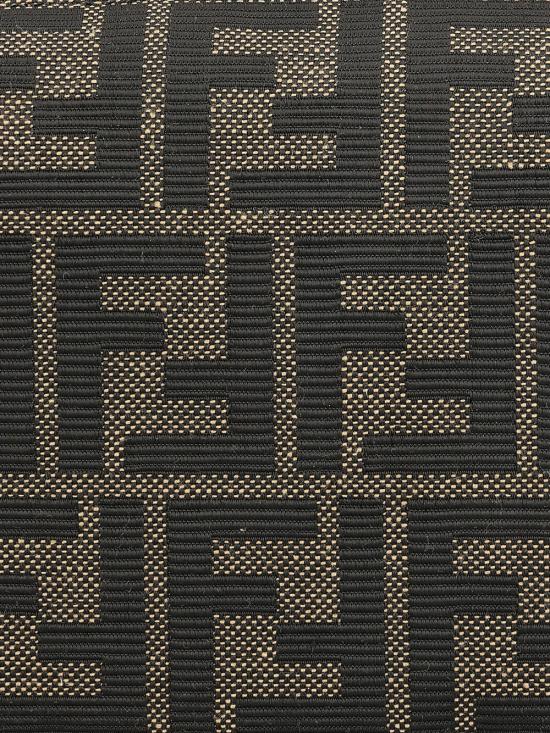 26FW 펜디 FF 자카드 지퍼 탑 스몰 숄더백 8BS123 B17A F14YN TAB MR EBANO - FENDI