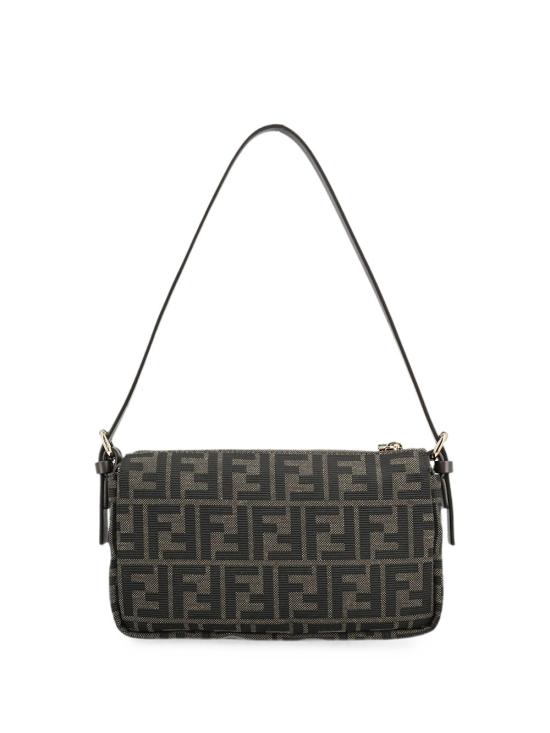 26FW 펜디 FF 자카드 지퍼 탑 스몰 숄더백 8BS123 B17A F14YN TAB MR EBANO - FENDI