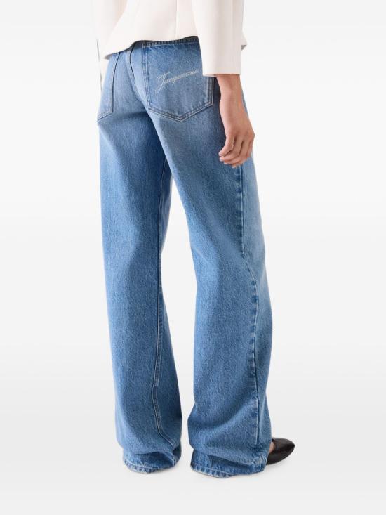 26FW 자크뮈스 오버사이즈 와이드 데님 팬츠 PAW00036 AD0003833C LIGHT BLUE - JACQUEMUS