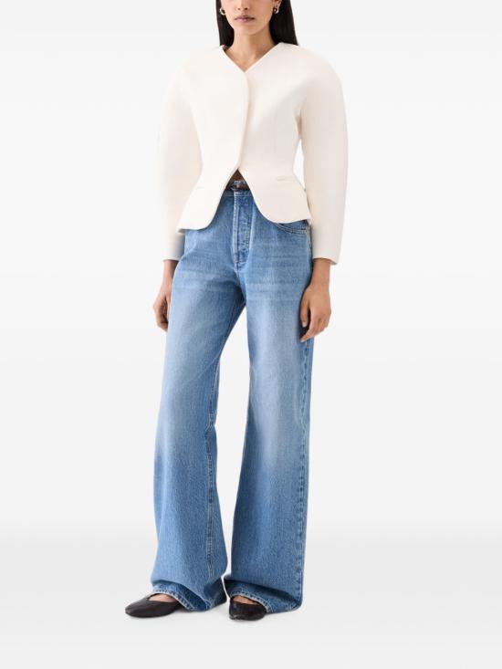 26FW 자크뮈스 오버사이즈 와이드 데님 팬츠 PAW00036 AD0003833C LIGHT BLUE - JACQUEMUS
