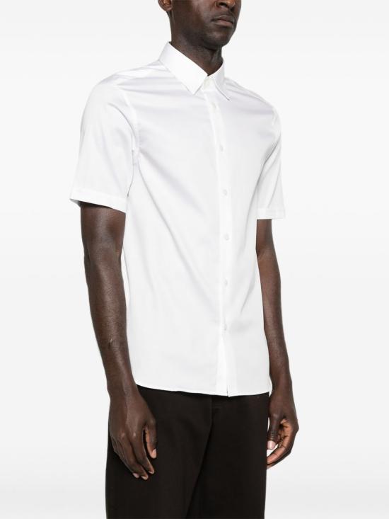 26FW 엠포리오 아르마니 반팔 셔츠 EM005124 AF23800U0002 WHITE - EMPORIO ARMANI