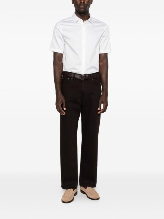26FW 엠포리오 아르마니 반팔 셔츠 EM005124 AF23800U0002 WHITE - EMPORIO ARMANI