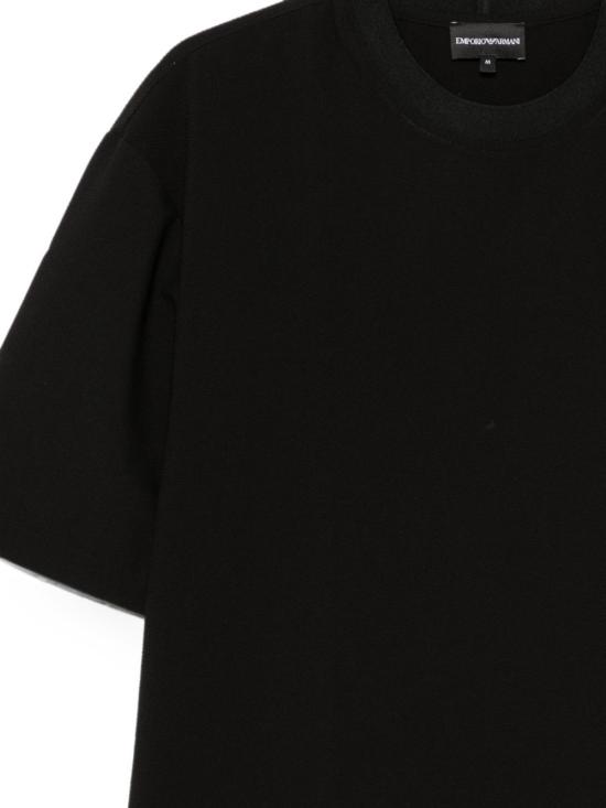 26FW 엠포리오 아르마니 반팔 티셔츠 EM006847 AF28011UC001 BLACK - EMPORIO ARMANI