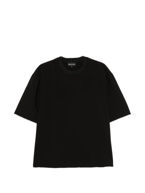 26FW 엠포리오 아르마니 반팔 티셔츠 EM006847 AF28011UC001 BLACK