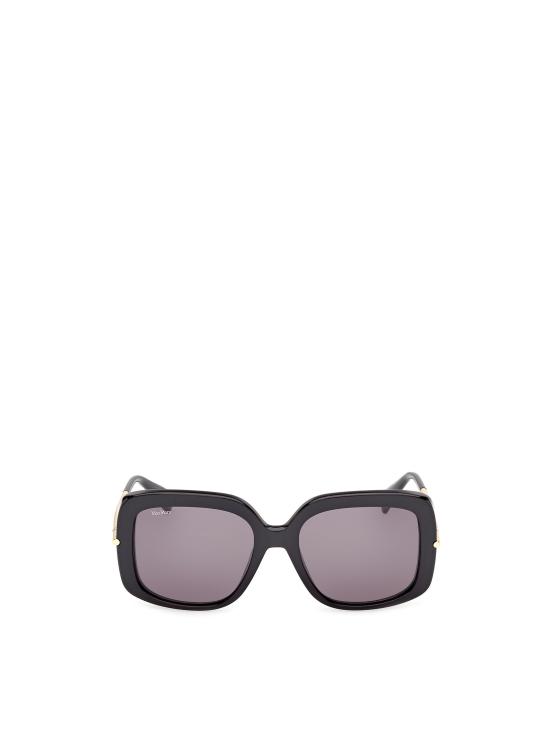 26FW 막스마라 선글라스 MM0195 01A SHINY BLACK SMOKE