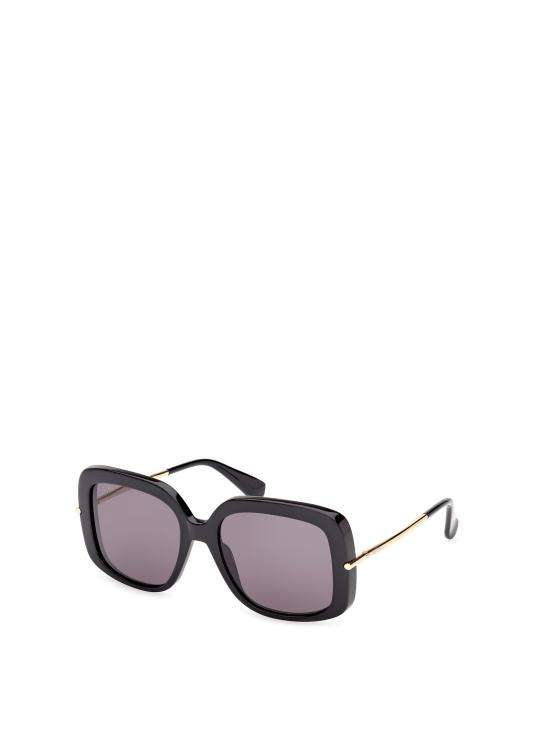 26FW 막스마라 선글라스 MM0195 01A SHINY BLACK SMOKE - MAX MARA