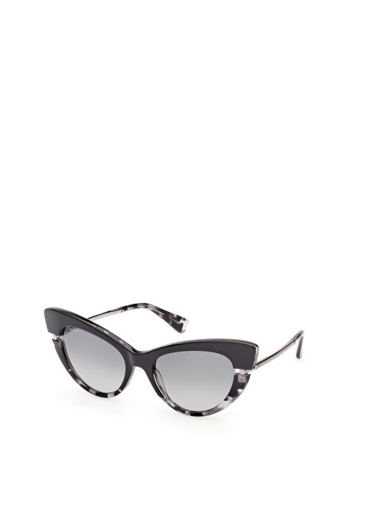 26FW 막스마라 선글라스 MM0187 52B DARK HAVANA SHINY LIGHT RUTHENIUM - MAX MARA