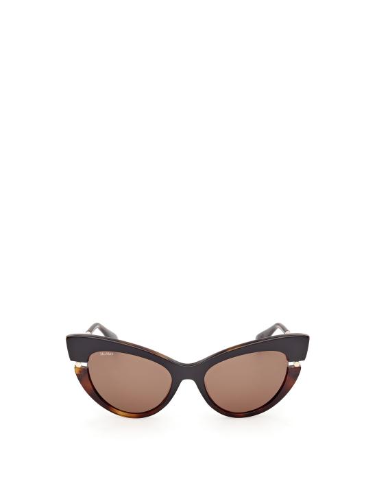 26FW 막스마라 선글라스 MM0187 56E BLACK HAVANA SHINY PALE GOLD