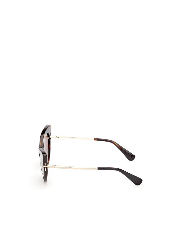 26FW 막스마라 선글라스 MM0187 56E BLACK HAVANA SHINY PALE GOLD - MAX MARA