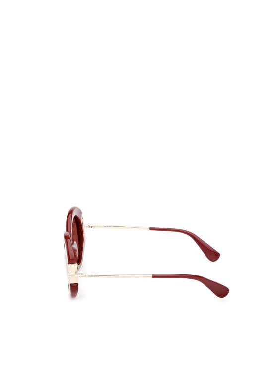 26FW 막스마라 선글라스 MM0188 69S SHINY BORDEAUX PALE GOLD - MAX MARA