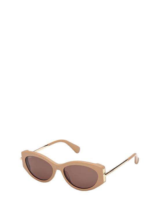 26FW 막스마라 선글라스 MM0167 46E MATTE LIGHT BROWN - MAX MARA