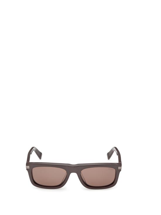26FW 에르메네질도제냐 선글라스 EZ0301 50E LIGHT BOWN STRIPED BROWN