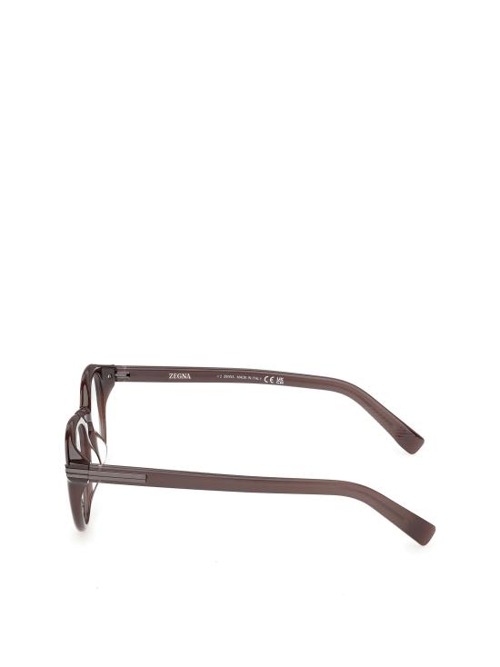 26FW 에르메네질도제냐 안경 EZ5346 048 SHINY DARK BROWN - ERMENEGILDO ZEGNA