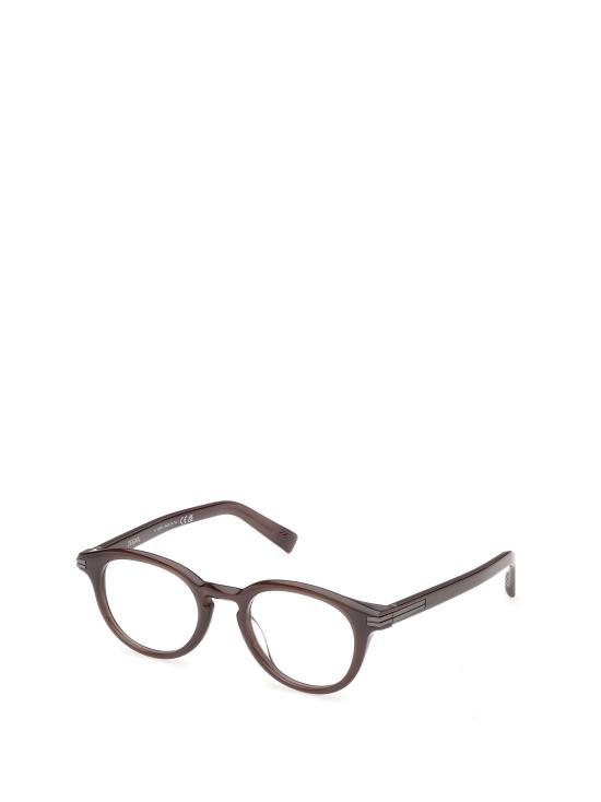 26FW 에르메네질도제냐 안경 EZ5346 048 SHINY DARK BROWN - ERMENEGILDO ZEGNA