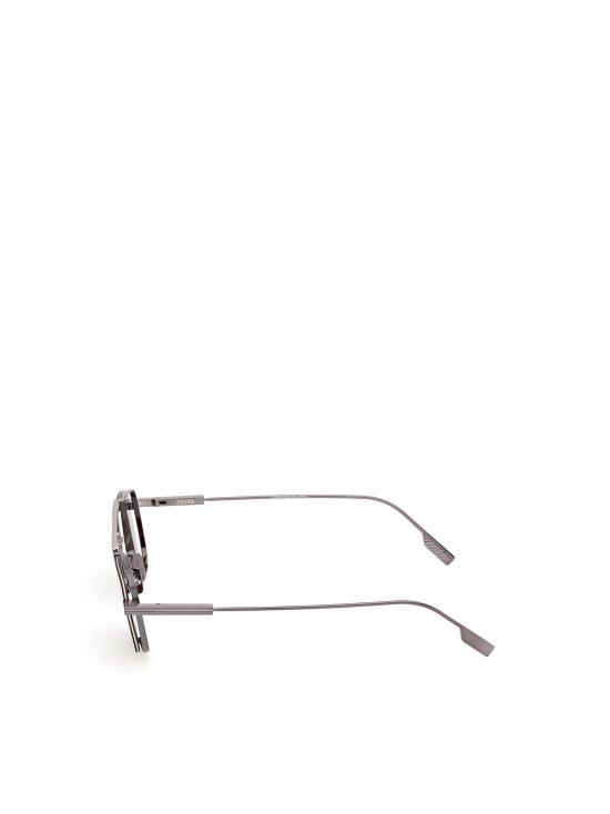 26FW 에르메네질도제냐 선글라스 EZ0293 09A MATTE GUNMETAL SMOKE - ERMENEGILDO ZEGNA