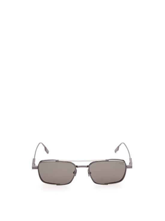 26FW 에르메네질도제냐 선글라스 EZ0293 09A MATTE GUNMETAL SMOKE