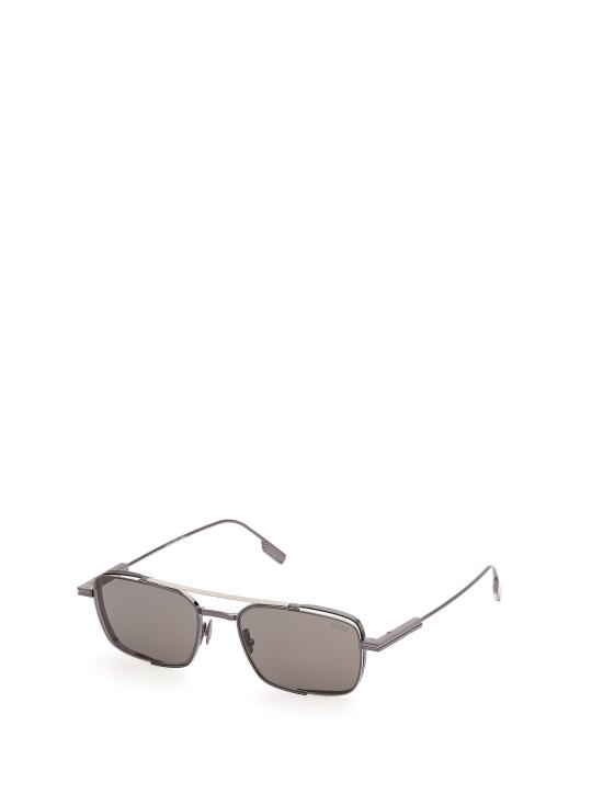 26FW 에르메네질도제냐 선글라스 EZ0293 09A MATTE GUNMETAL SMOKE - ERMENEGILDO ZEGNA